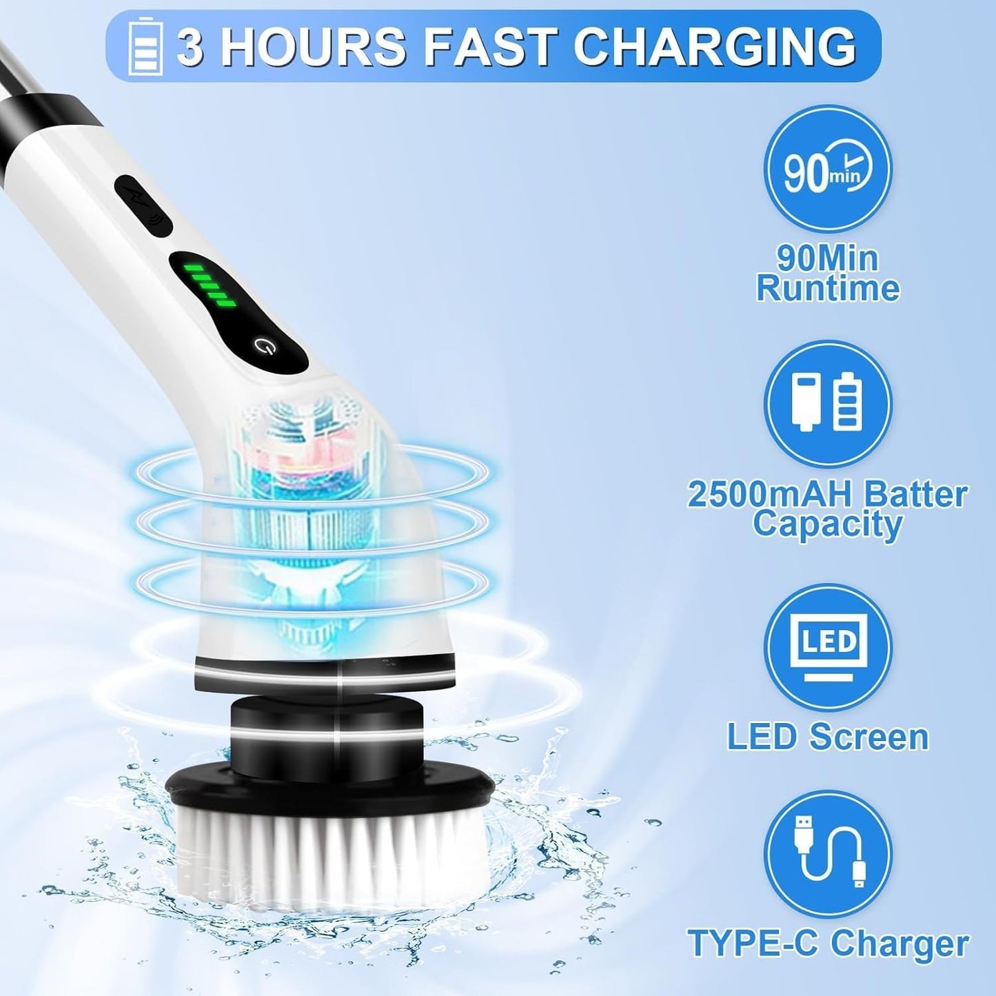 PowerScrub 9 โ 9-in-1 Electric Brush